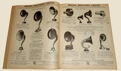 1925 Brown Brothers Catalogue No. 217 Radio Instruments Components Parts And Accessories