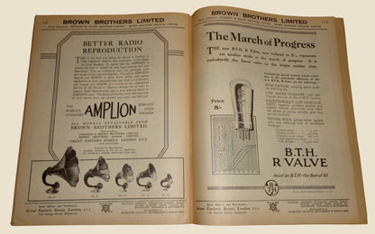 1925 Brown Brothers Catalogue No. 217 Radio Instruments Components Parts And Accessories