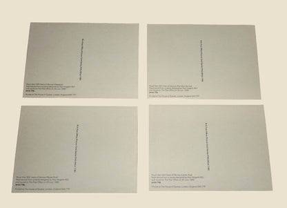 1985 Set of Four PHQ 85 Postcards Of Royal Mail 350 Years Of Service