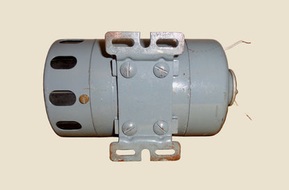 Vintage RAF Warning Rotary Siren In Grey Metal With Mount