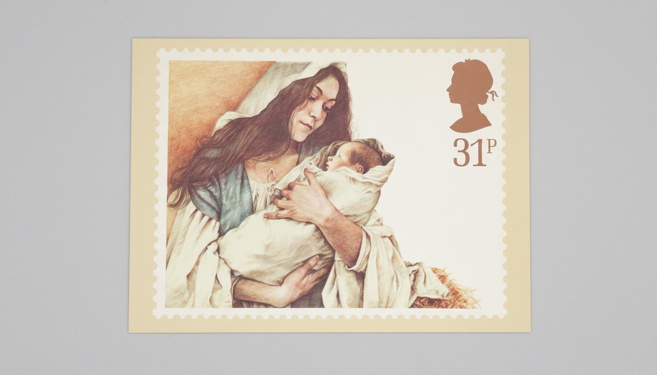 Set of Five PHQ 80 Postcards Of Christmas 1984 Stamps Designed by Yvonne Gilbert