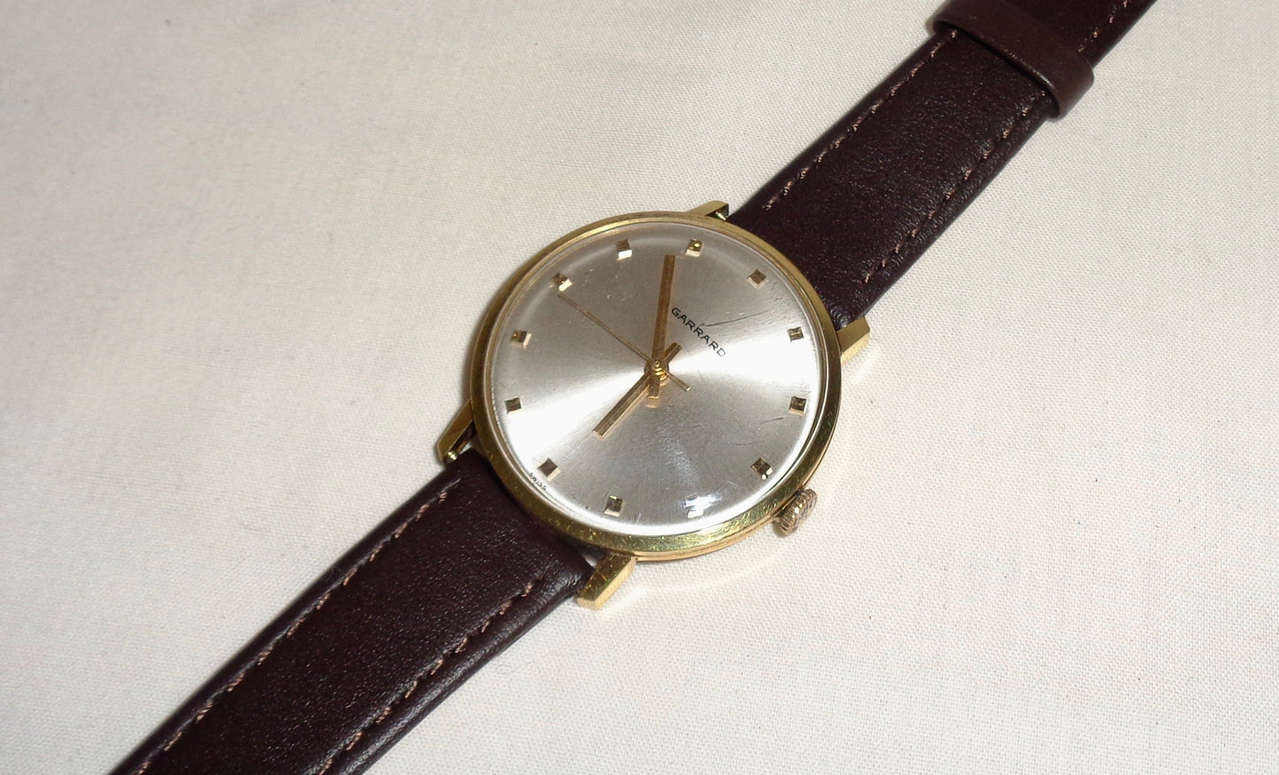1970s Garrard Gold Plated Manual Wind Watch
