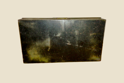 Vintage British Army Electrical Components / Hardware Spares Tin With Hinged Lid 2 Inch Height