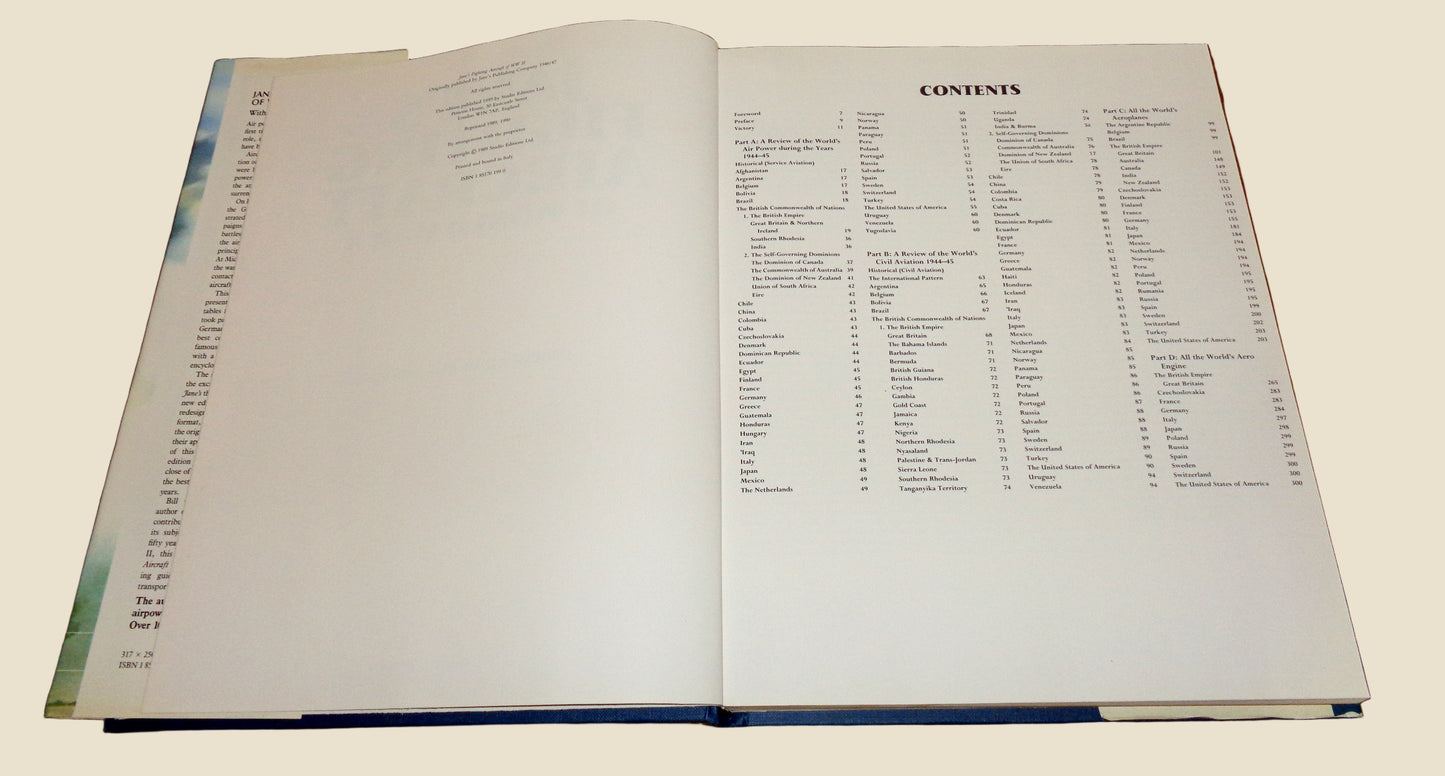 1990 Jane's Fighting Aircraft Of World War II. Foreword by Bill Gunston