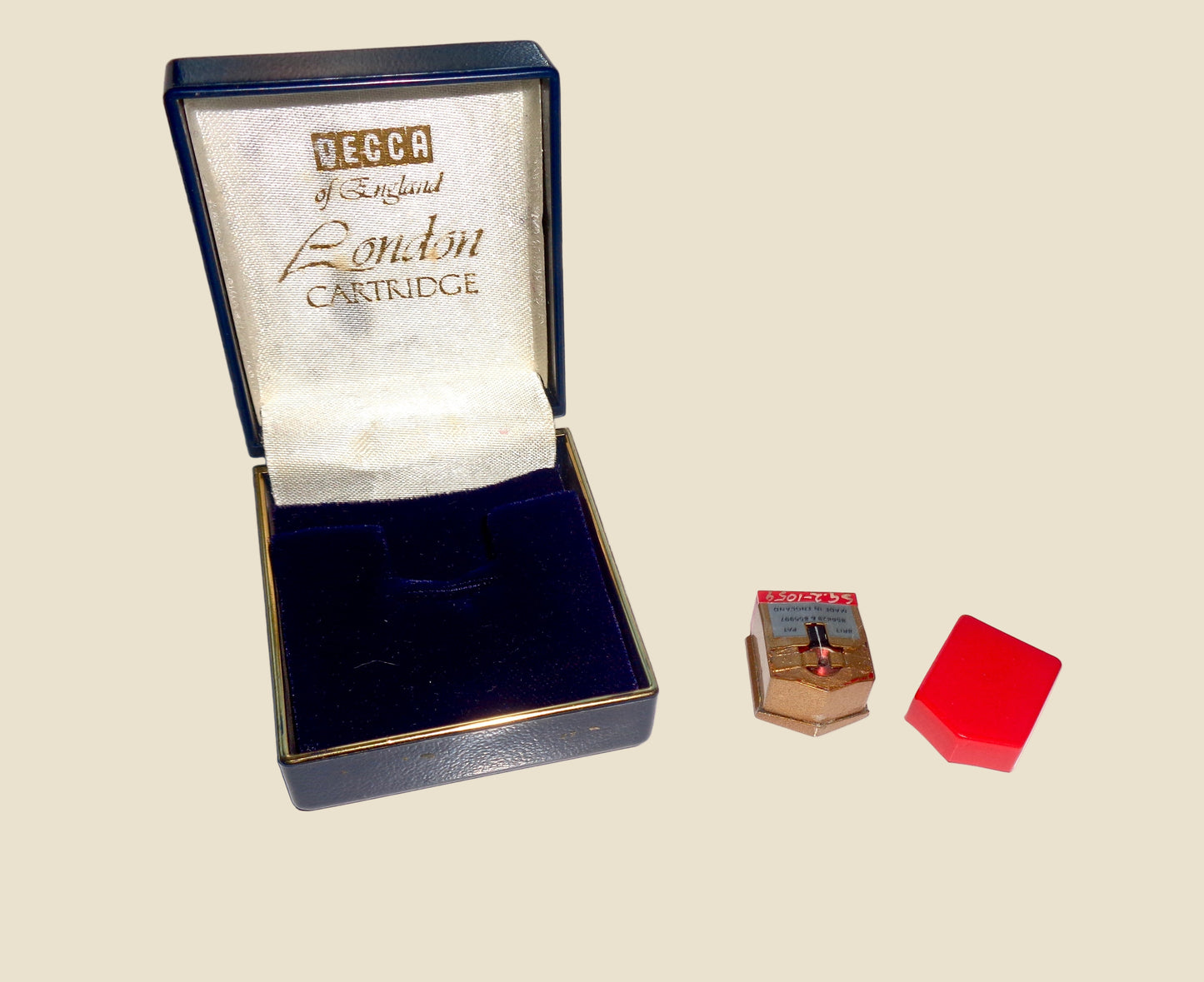 Vintage Decca London Super Gold Cartridge New Old Stock Serial Number SG2-1059