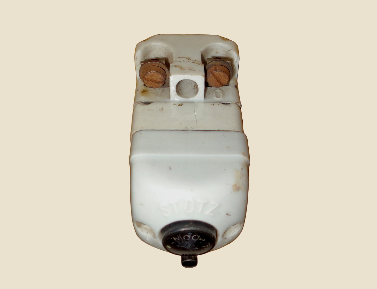 Vintage Stotz Kz3129 Ceramic Electrical Switch / Circuit Breaker