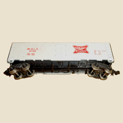 Vintage Atlas N-Gauge Miller High Life Container Wagon