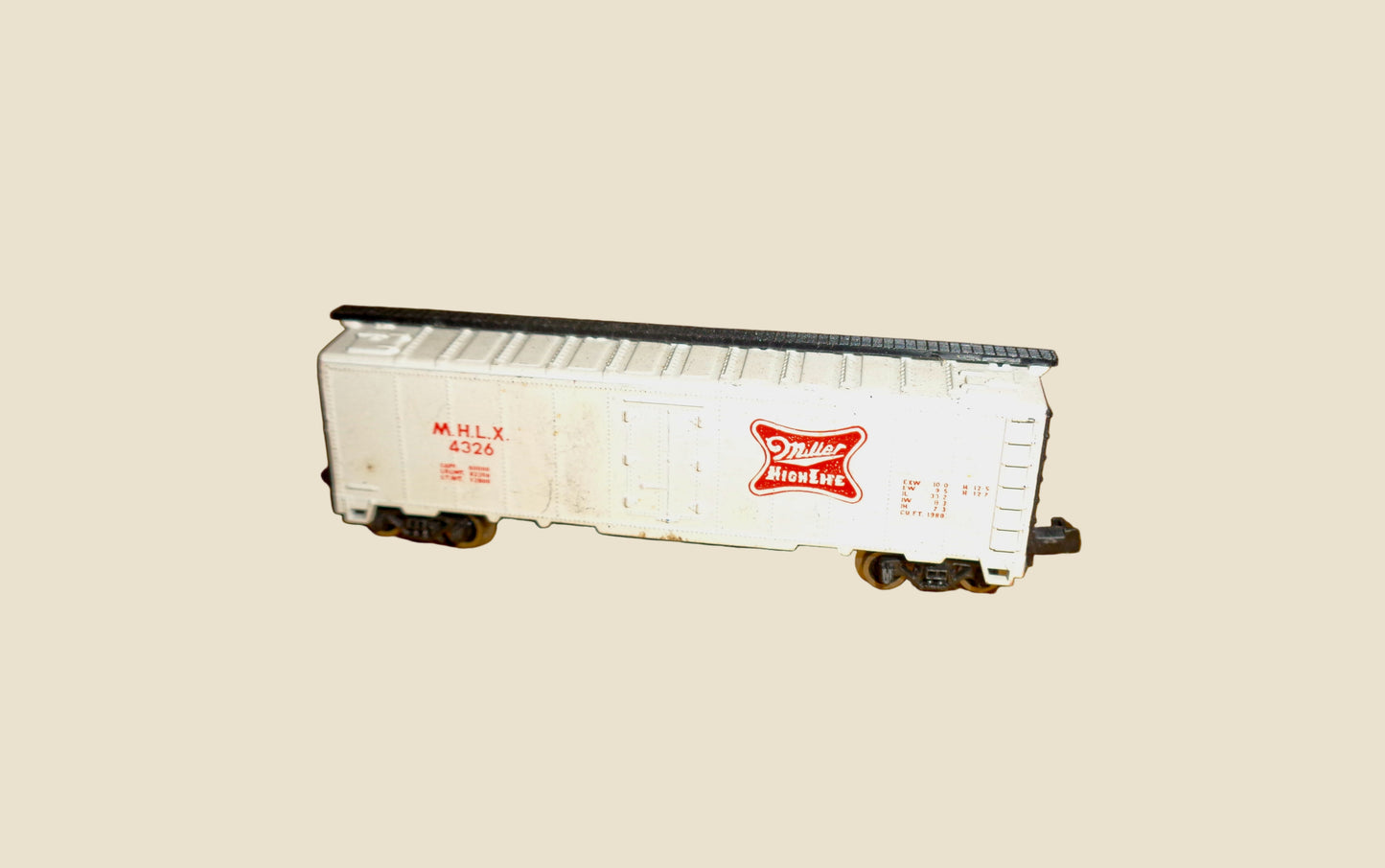 Vintage Atlas N-Gauge Miller High Life Container Wagon
