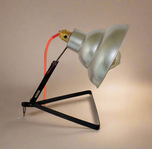 1940s Ilford Selo Photographic Light Repurposed As A Desk Lamp