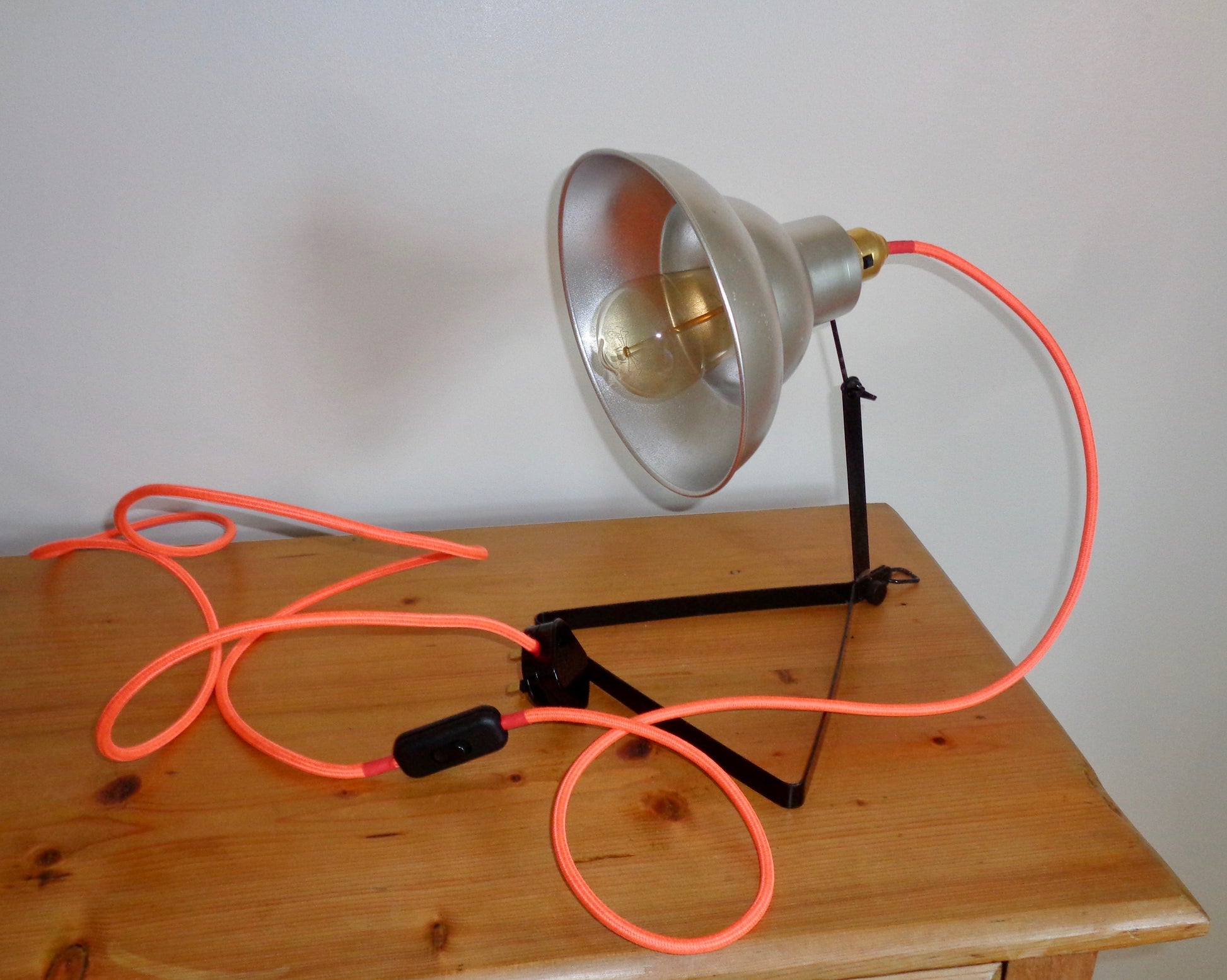 Ilford Selo Photographic Light Repurposed As A Desk Lamp
