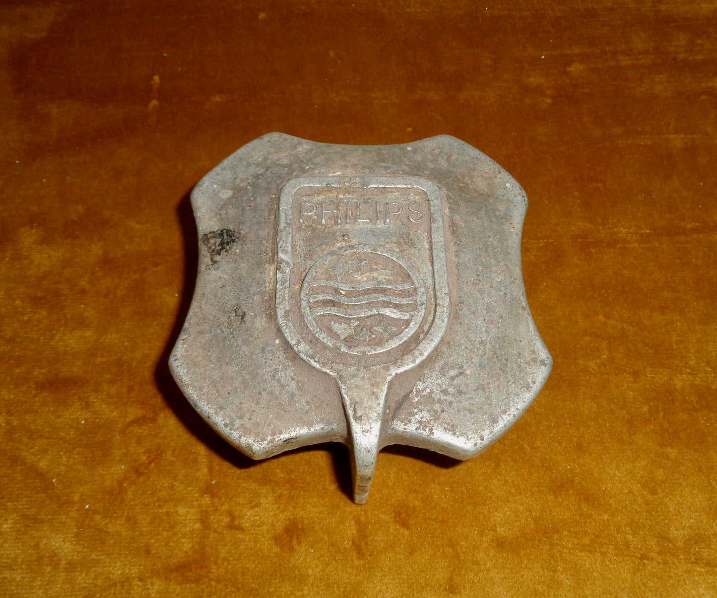 1940s Philips Cast Aluminium Handle From A Broadcast Transmitter Cabinet