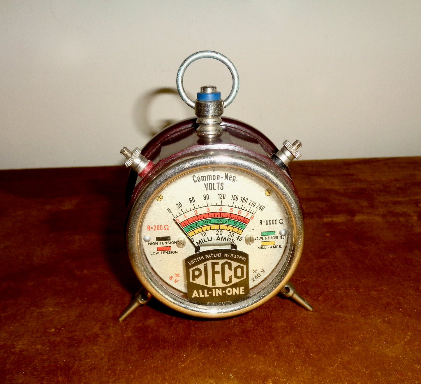 1930s Pifco All In One Pocket Voltmeter Ammeter