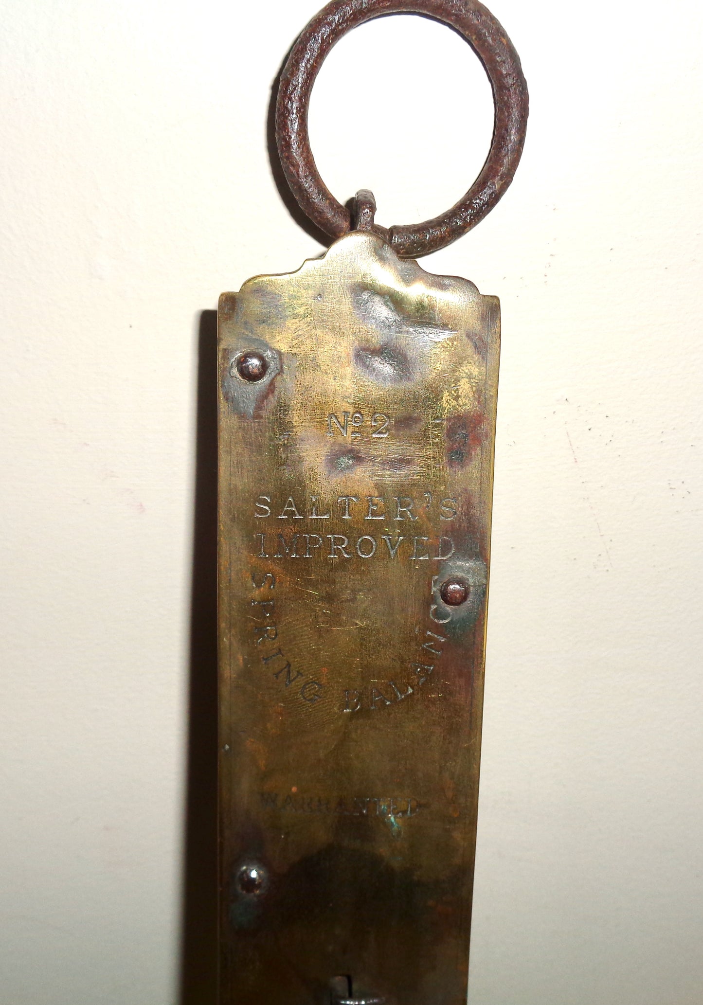 Antique Salter Spring Balance No.2 25 lbs Weight