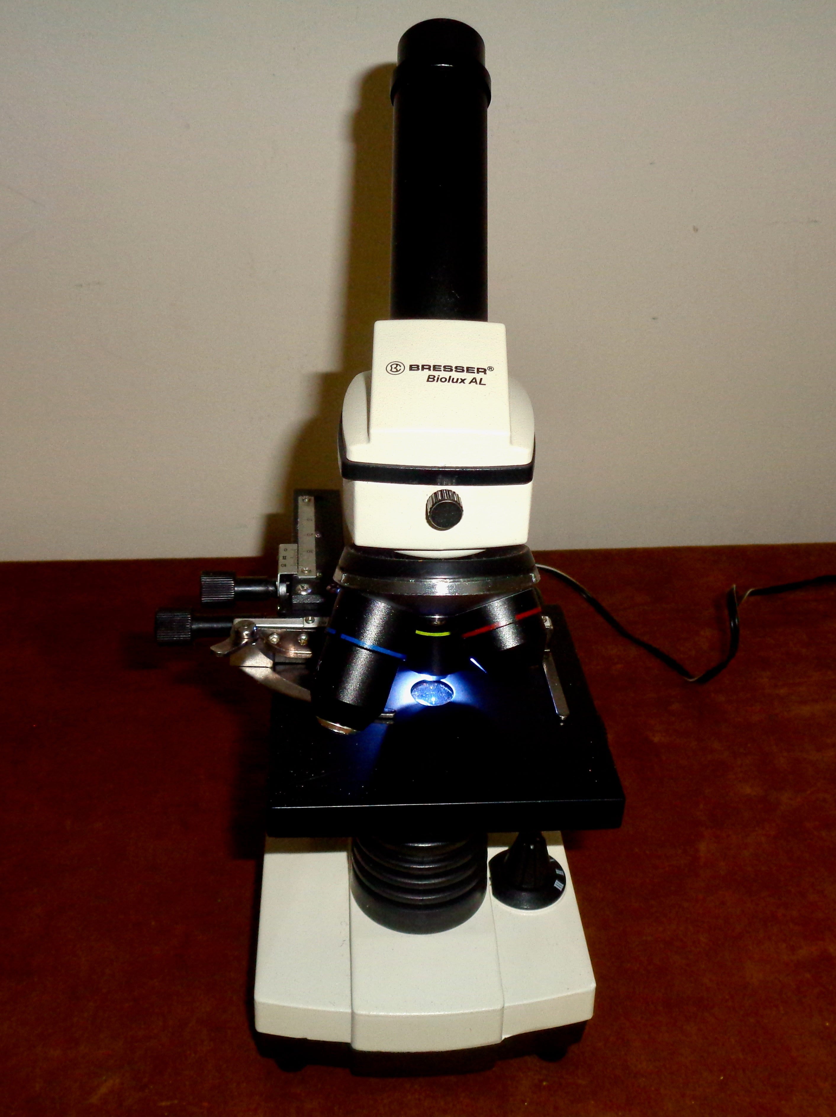 Bresser Biolux AL Microscope 20x to 1280x In a Transit Case With