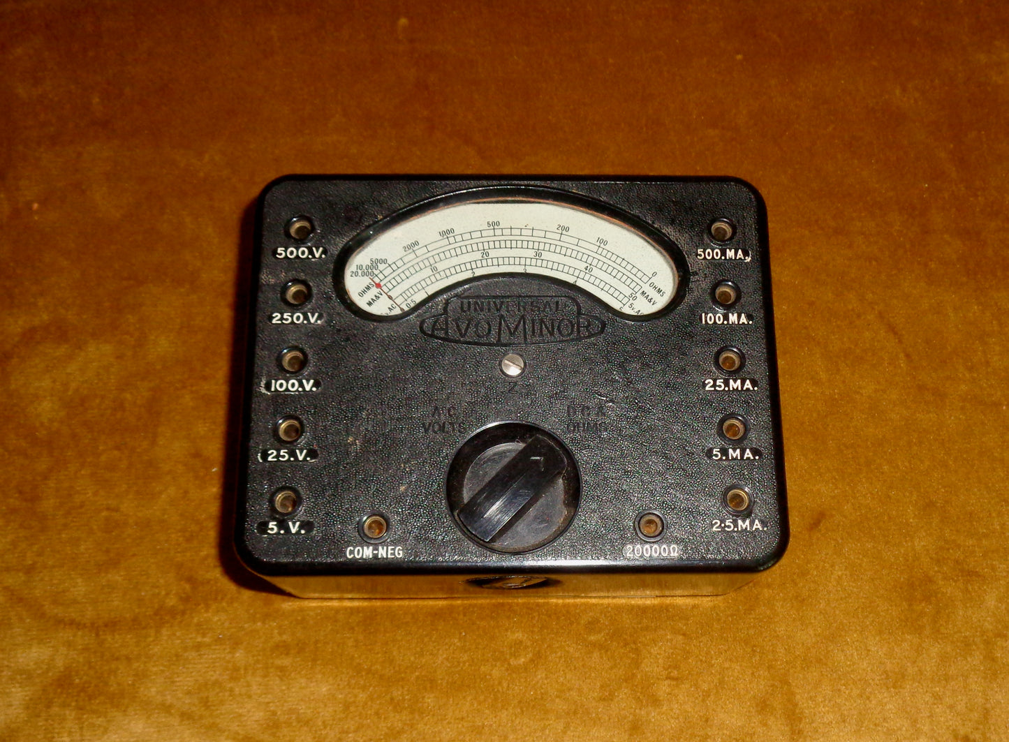 WW2 Type H ACWEECO Universal AVO Minor Moving Coil Multimeter Air Ministry REF 10S/16
