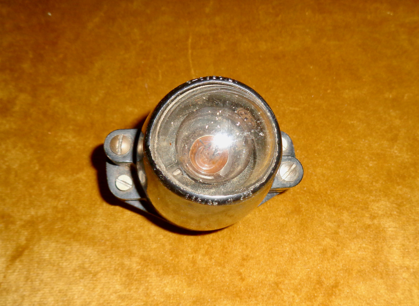 WW2 Hurricane / Spitfire Aircraft Clear Tail light And Housing RAF Stores No. 5C/498