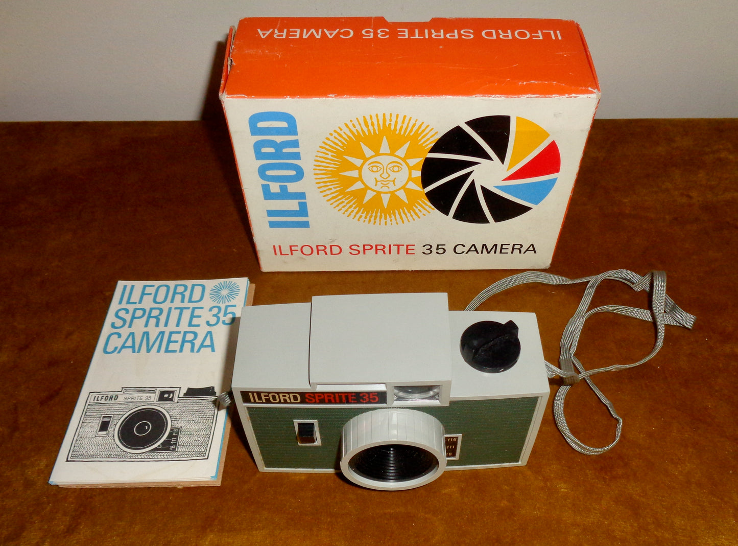 1960s Ilford Sprite 35mm Film Camera In Its Original Box