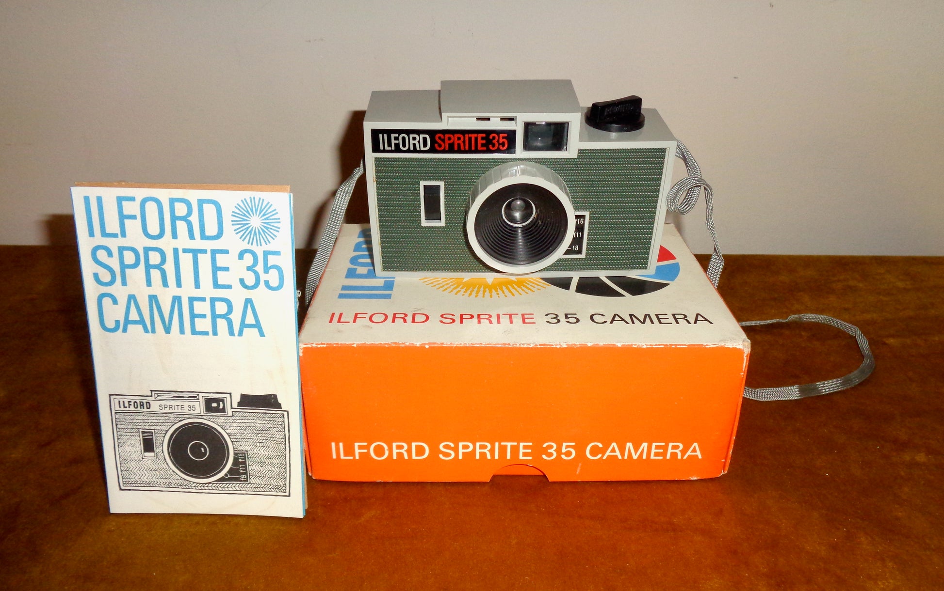 1960s Ilford Sprite 35mm Film Camera In Its Original Box