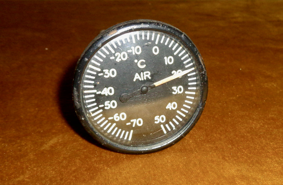 Vintage Rototherm Aircraft Outside Air Temperature Gauge 6A/1055308 ...