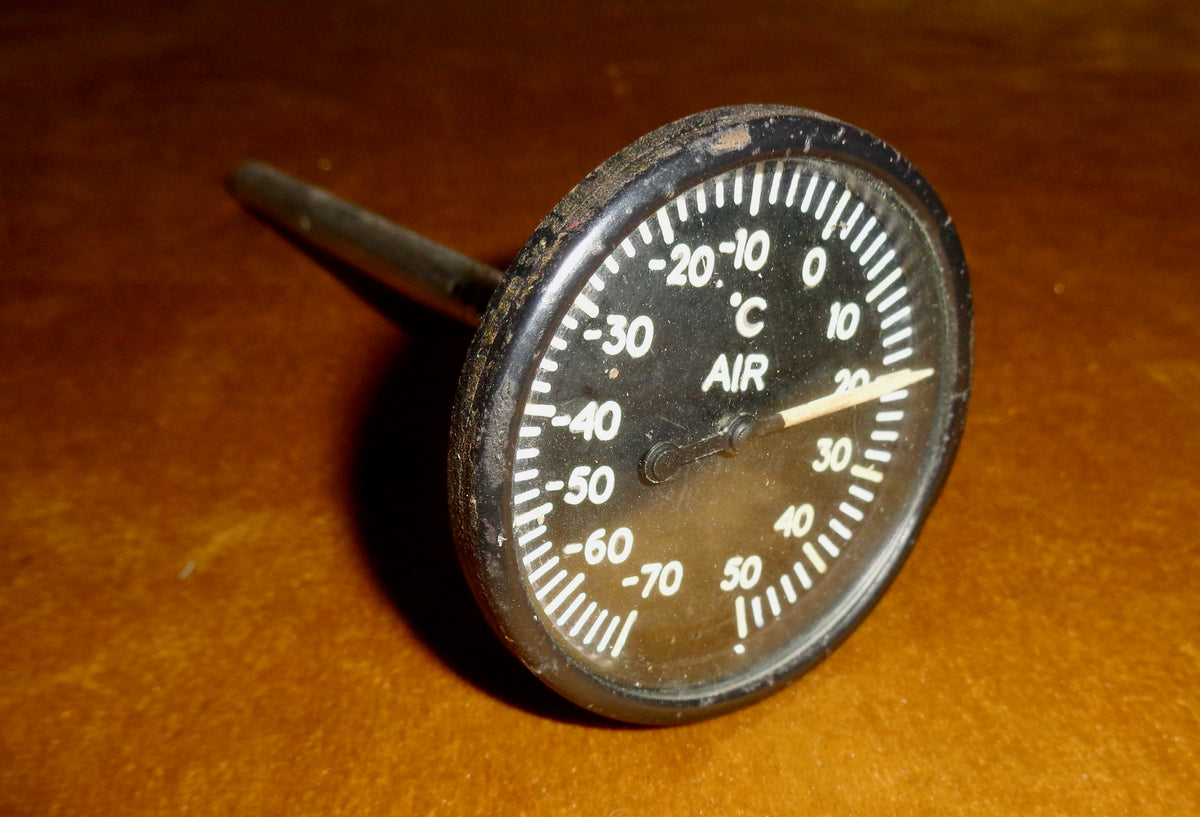 Vintage Rototherm Aircraft Outside Air Temperature Gauge 6A/1055308 ...