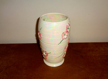 1950s Maling Pink Lustreware Art Pottery Vase Model Blossom 6584