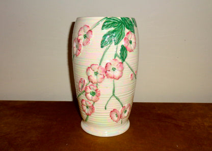 1950s Maling Pink Lustreware Art Pottery Vase Model Blossom 6584