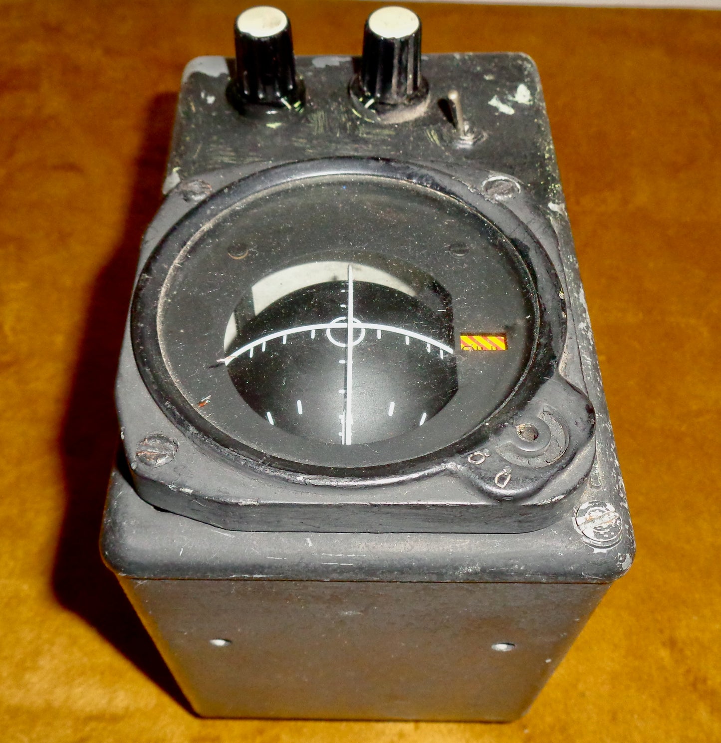 Vintage Attitude indicator Artificial Horizon Flight Instrument