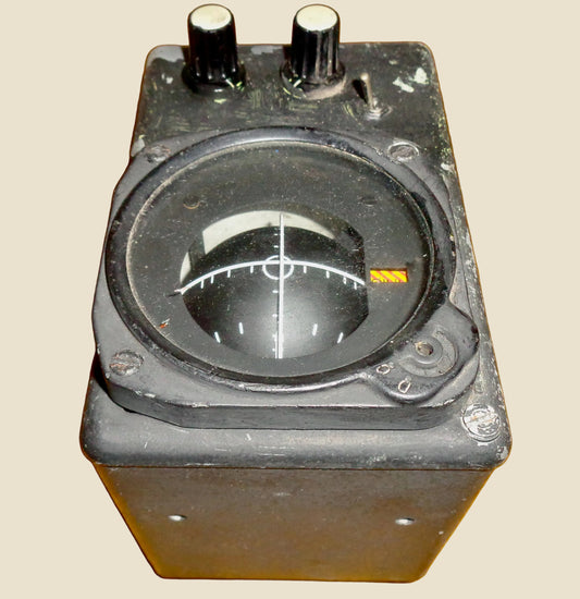 Vintage Attitude indicator Artificial Horizon Flight Instrument