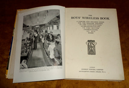 1923 The Boys' Wireless Book Published By George Newnes