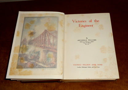 Antique Book Victories Of The Engineer By Archibald Williams