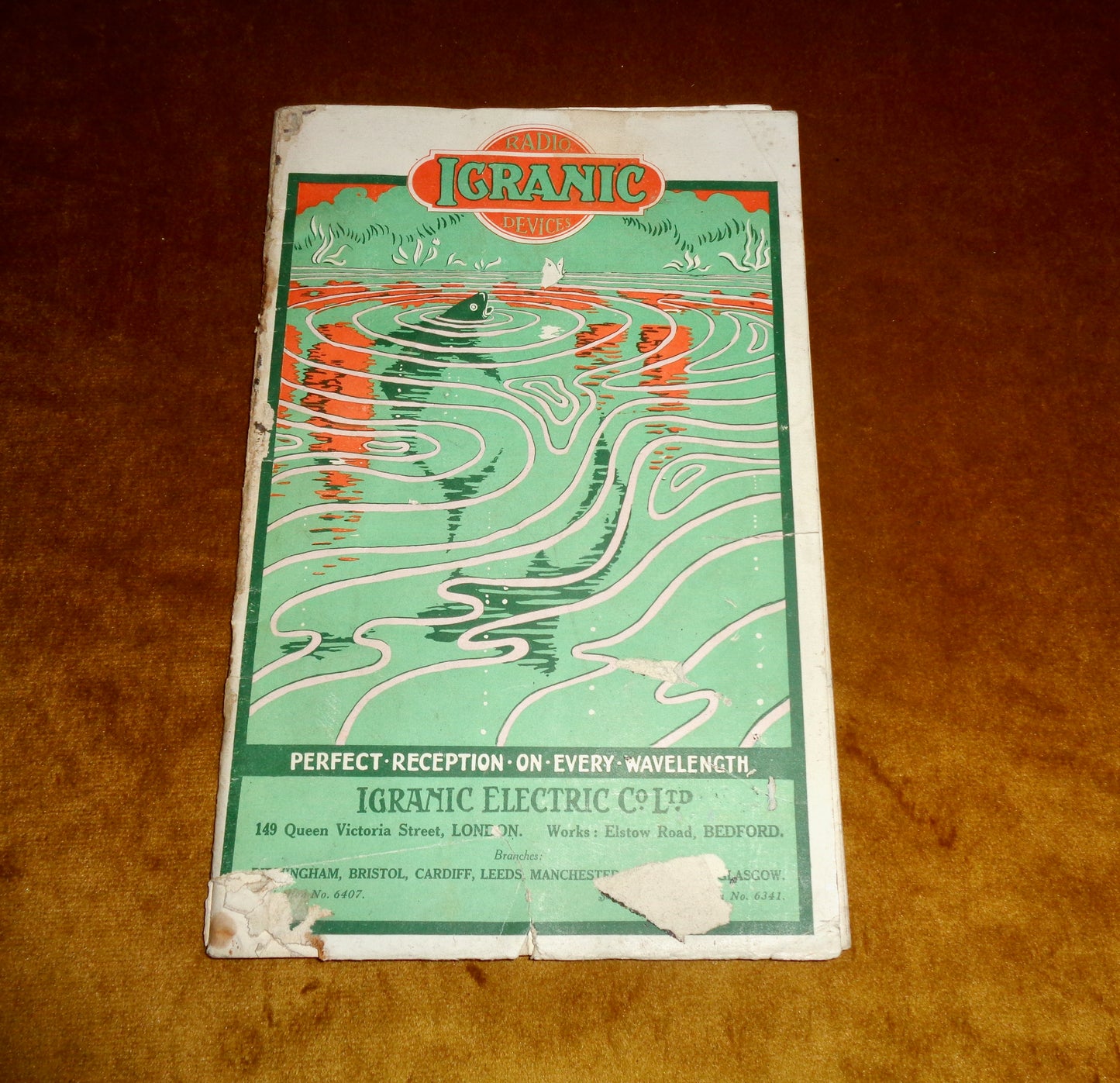 1928 Igranic Radio Catalogue Publication Number 6407