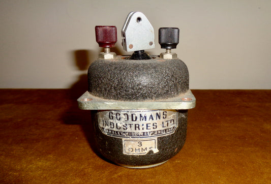 1950s V47 Goodmans Industries Limited 3 Ohm Vibration Generator