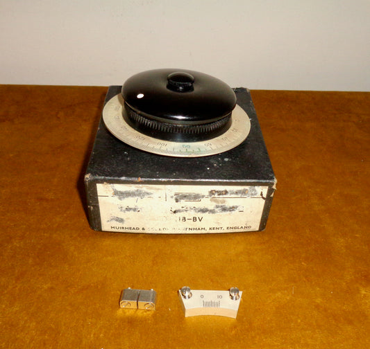 1964 Muirhead Slow Motion Drive Model D 118 BV In Its Original Box