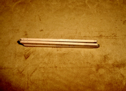 Vintage Draper 505 24 Inch Wood & Brass Folding Ruler