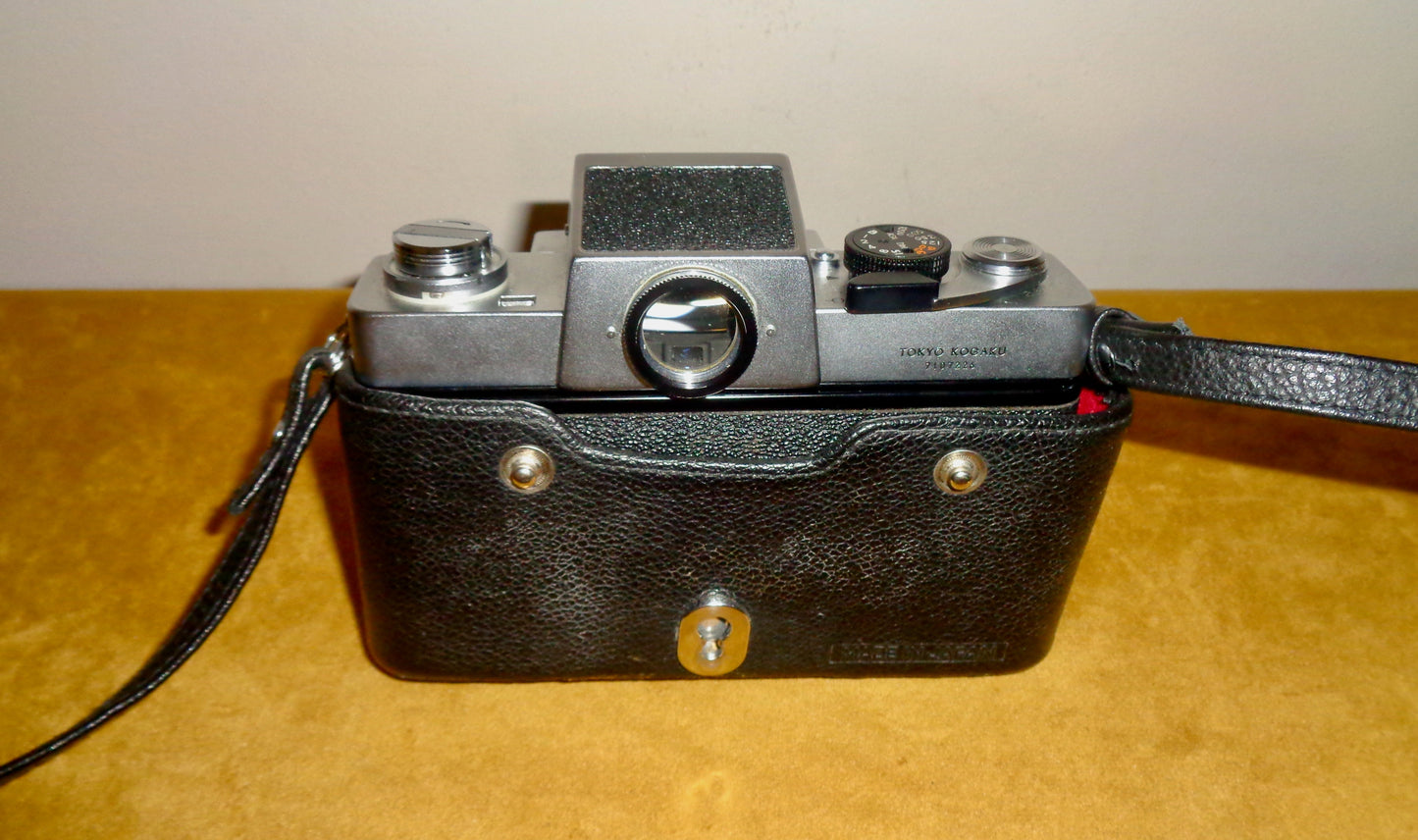 Topcon Super D 35mm Film Camera With f1.8 58mm Tokyo Kogaku RE. Auto Topcor Lens