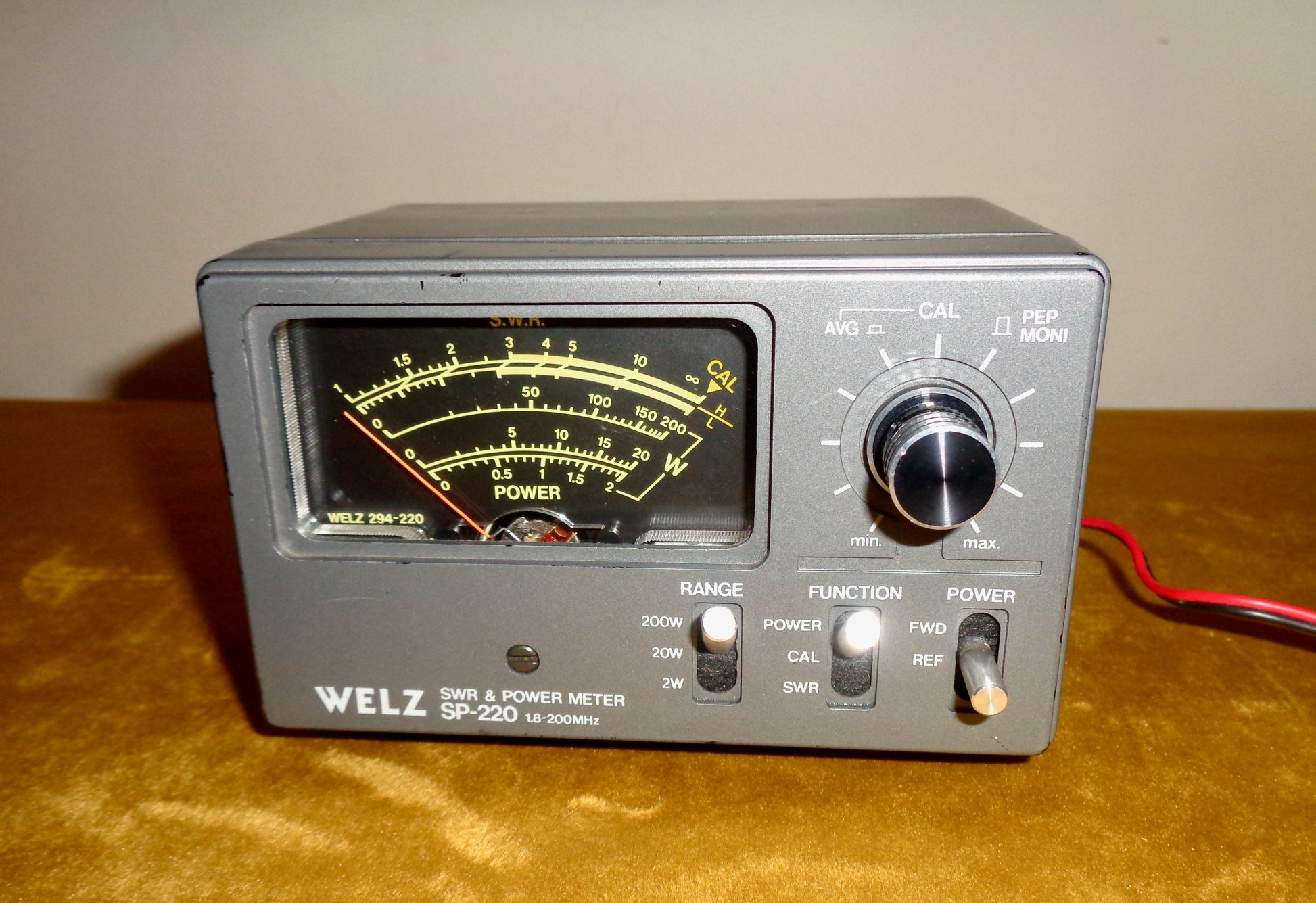 Welz SP 220 SWR and Power Meter 1.8-200MHz