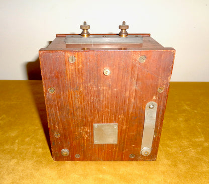 WW1 Gambrell Brothers Onwood's Patent Wood Moving Coil Galvanometer Serial No.247