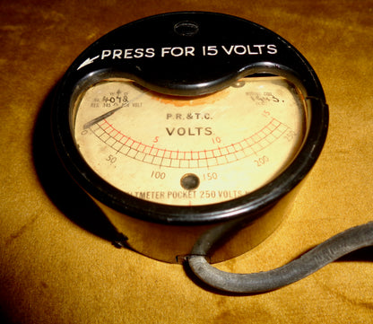 1943 WS19 WW2 Moving Coil Pocket Voltmeter No.2 250 Volts ZA7372
