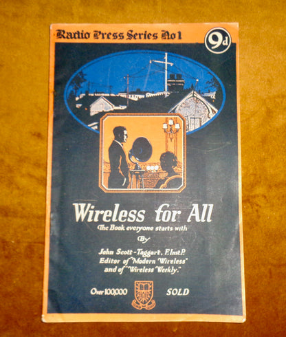 1920s Wireless For All By John Scott-Taggart