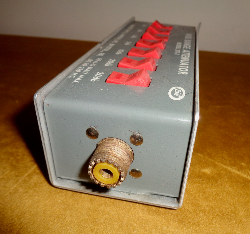 Vintage Barker & Williamson Wide Range Attenuator Model 3711 50 Ohm