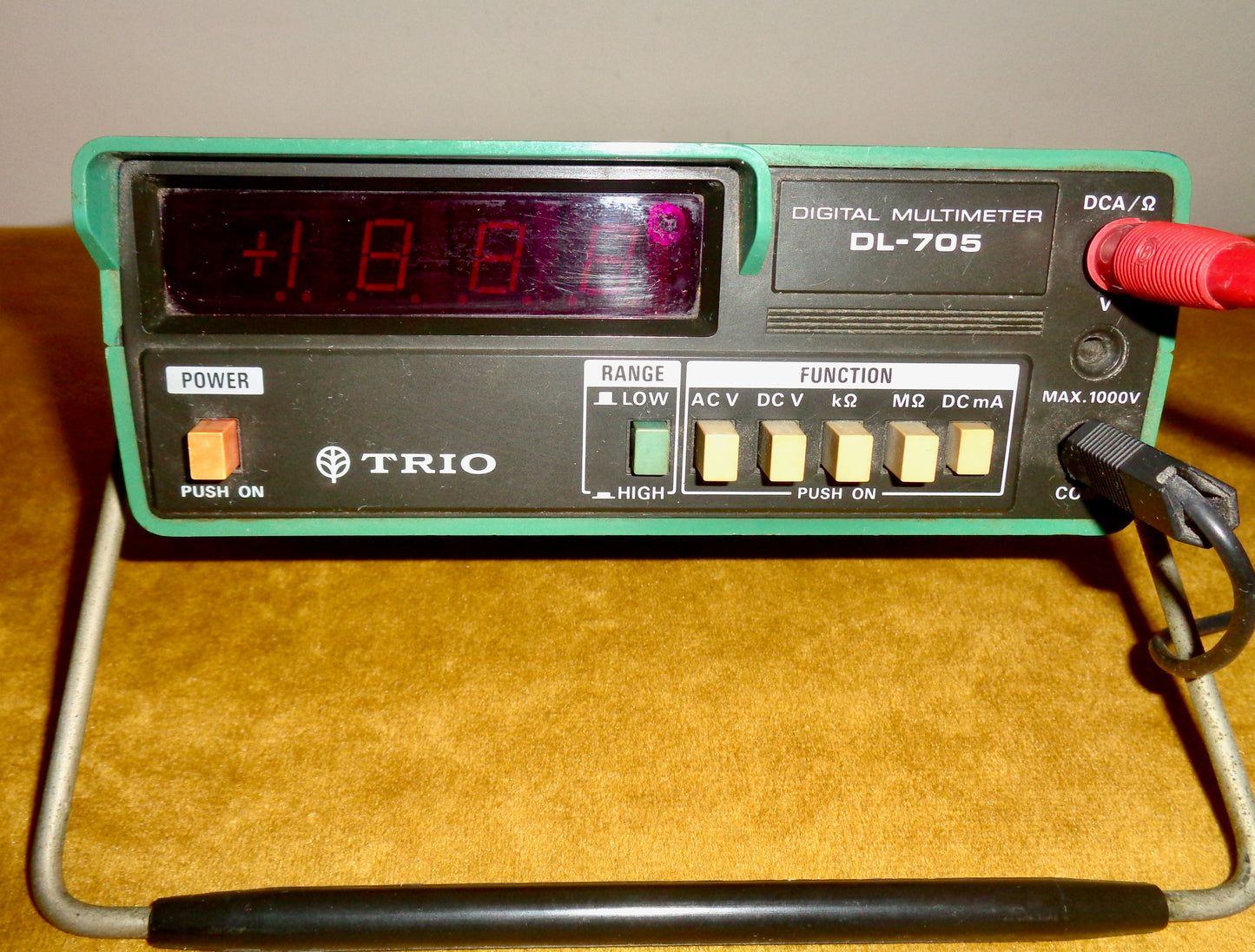 Vintage Trio Kenwood DL705 Digital Multimeter With Leads