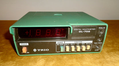Vintage Trio Kenwood DL705 Digital Multimeter With Leads