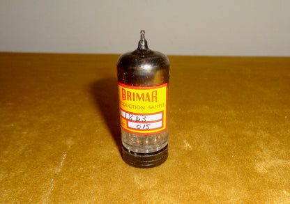 Vintage Brimar 18D3 Production Sample Thermionic Valve Serial Number 015