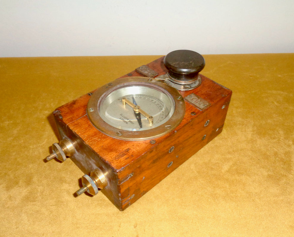 Antique Elliott Brothers Galvanometer Telegraph Lineman's Detector In ...