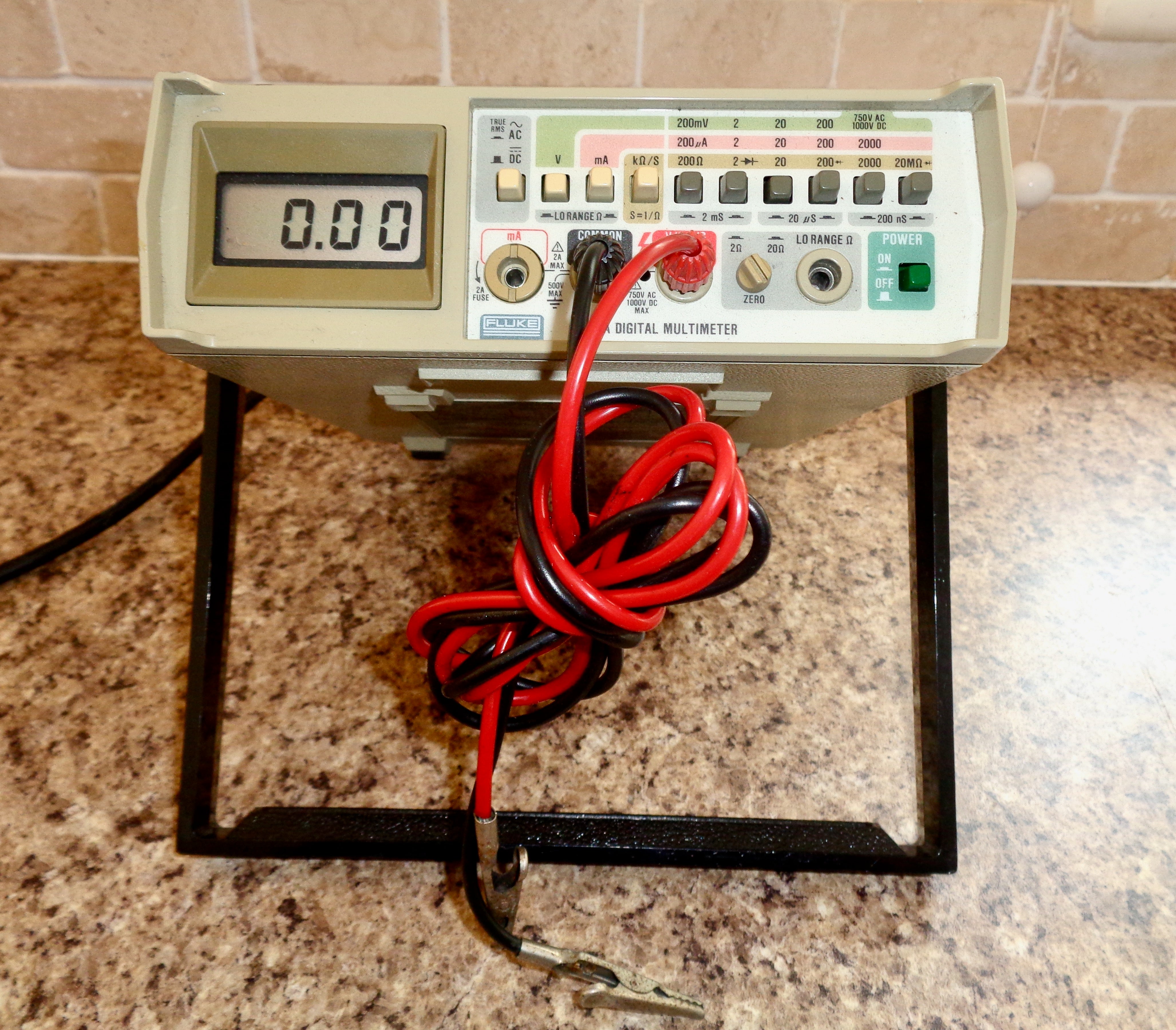 First Digital Multimeter Vintage Fluke 8012A LCD Digital Multimeter – Mullard Antiques and ...