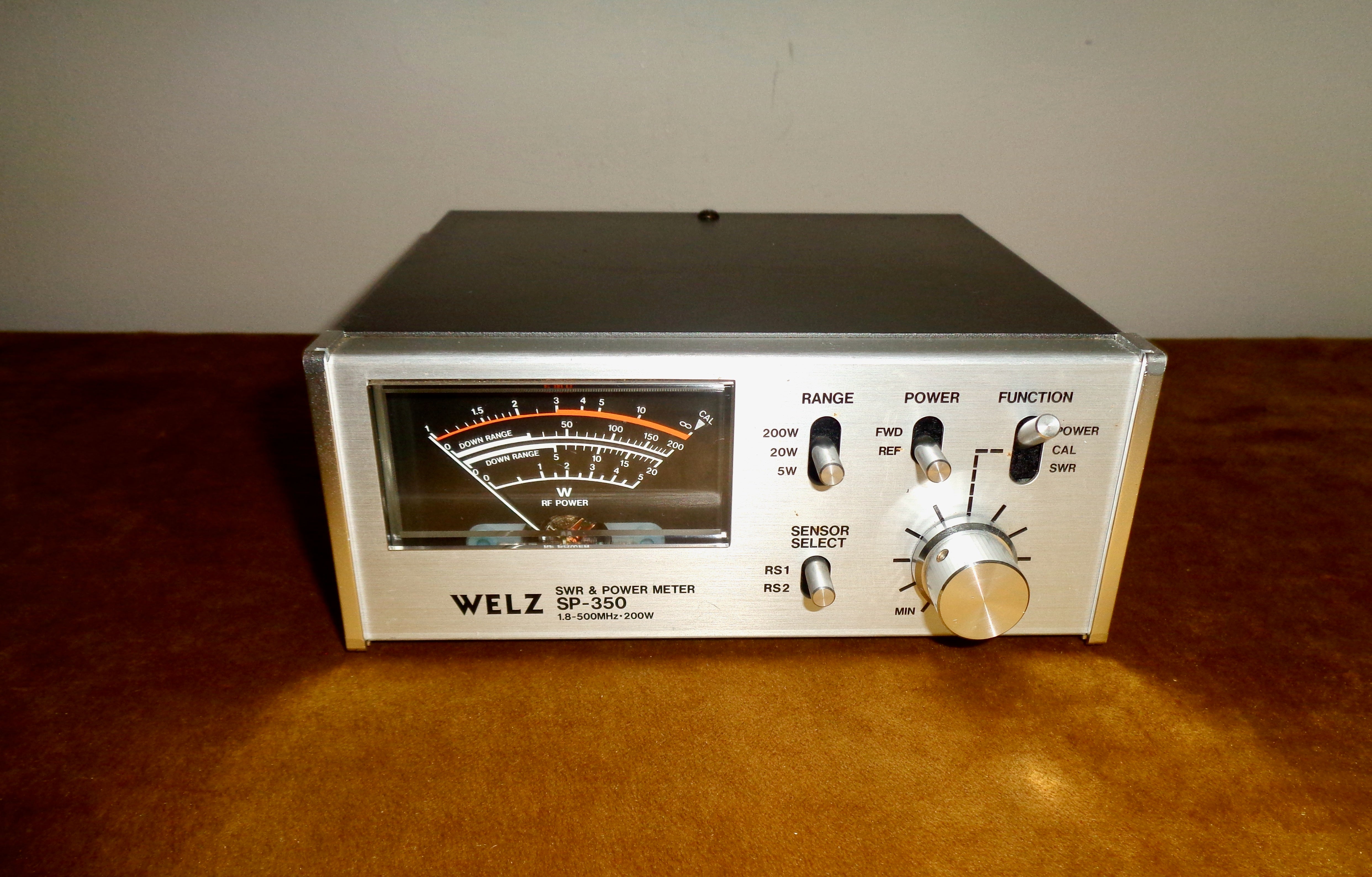 Welz SP 350 SWR and Power Meter 1.8-500MHz 200W – Mullard Antiques and  Collectibles