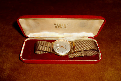 1960s Gold Vertex Revue Mechanical Watch