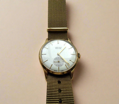 1960s Gold Vertex Revue Mechanical Watch