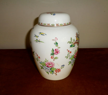 Pagoda Crown Staffordshire China 1950s Ginger Jar