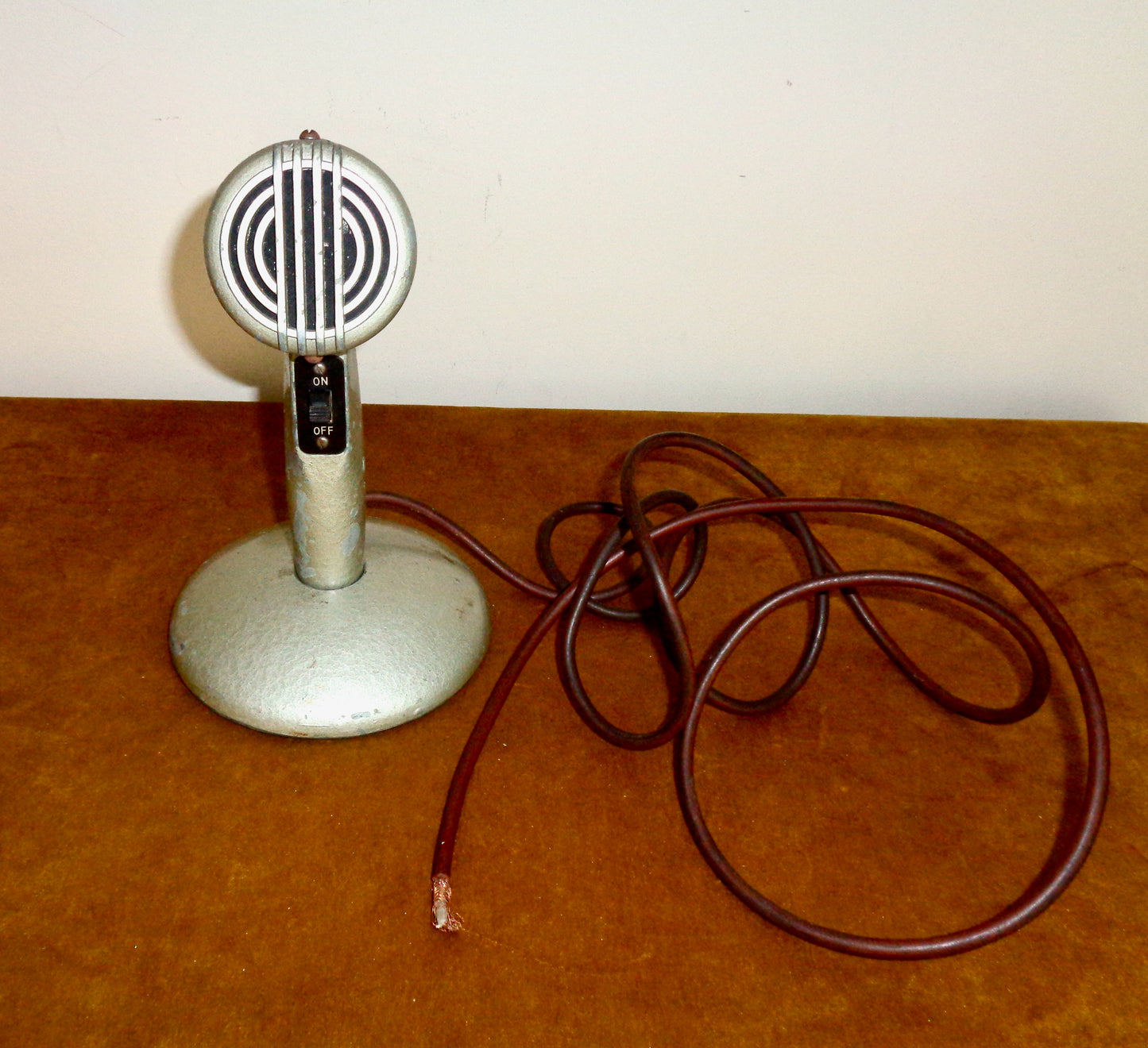 1950s Hartley Electromotives Desk Microphone